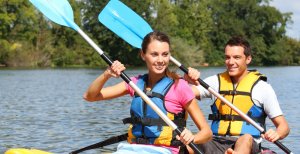 kayak en couple
