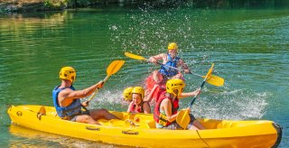 canoe camping parcours 10 km le rozier